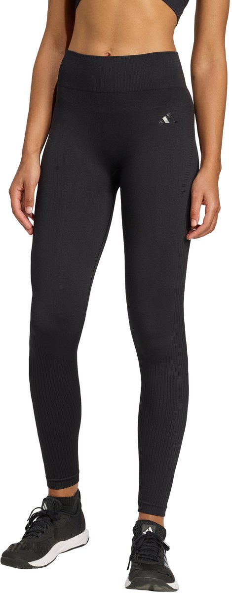 Adidas Performance Workout Essentials Knit Lange Legging Dames Zwart