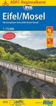 ADFC-Regionalkarte Eifel/ Mosel mit Tagestouren-Vorschlägen,