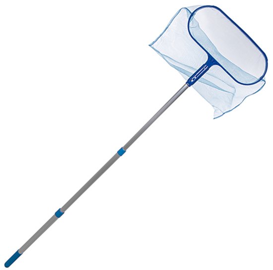 Tamis à eau/épuisette CM - tamis de profondeur pour piscines - avec manche télescopique - nettoyage de piscines