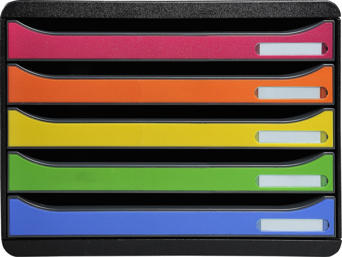 Goedkoopste Exacompta Ladenbox BIG BOX PLUS HORIZON MAXI 4 laden Iderama - Harlekijn - 308798D