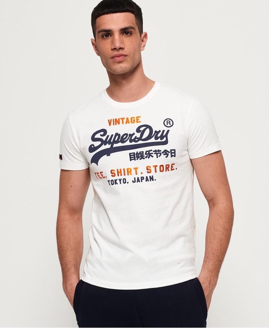 Superdry T-shirt Wit (M10105CT - 01C) - XL | bol.com