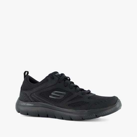 Skechers Summits South Rim heren sneakers zwart - Maat 46 - Extra comfort - Memory Foam