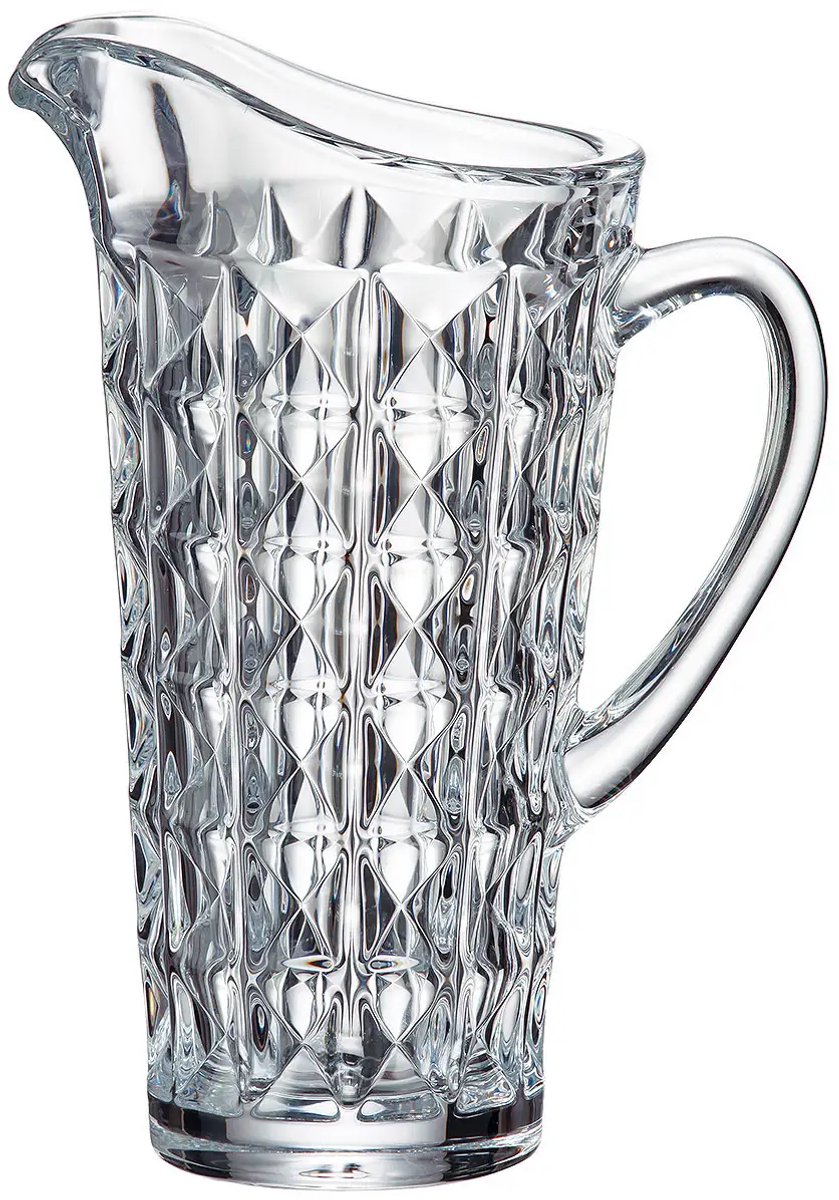 Waterkan DIAMOND - karaf voor water - kristallen jug - schenkkan - pitcher - Bohemia Kristal
