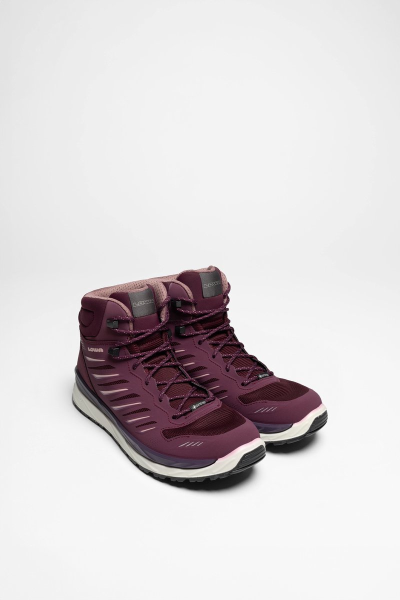 Lowa Axos GTX Mid Wandelschoenen Heren Burgundy 41.5 Roze