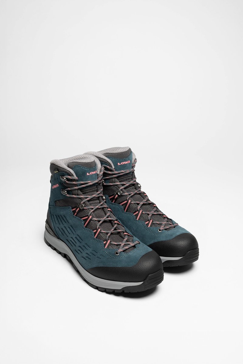 EXPLORER II GTX MID Ws Petrol Rosé Vrouwen Trekkingschoenen Blauw