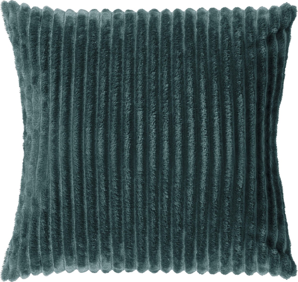 Dutch Decor MART - kussenhoes 45x45 cm - zacht ribfluweel - corduroy - Sagebrush Green - groen - met rits - zonder binnenkussen Blauwgroen