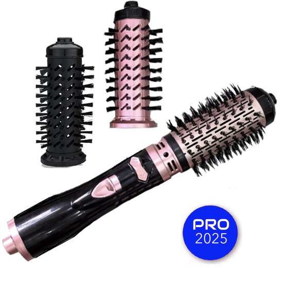 Sèche-cheveux rotatif Airstyler Pro™ - Mangalo Sèche-cheveux rotatif Airstyler Pro™ - Brosse sèche-cheveux rotative - Airstyler - Hairwrap - Pour Cheveux longs et courts - Fer à friser 2 en 1