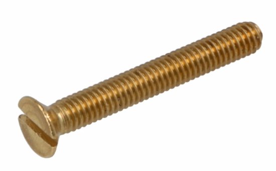 Foyoram M5x30mm Kupfer Gewindebolzen Metrisches Gewinde Cu-ETP Gewindestangen Threaded Rods Stud Bolts 4 Stück (M5 x 30 mm