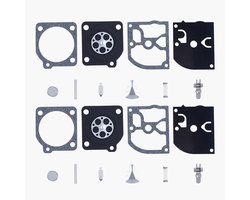 Carburateur Diafragma Revisie Rebuild Kit Fit voor Husqvarna 45 40 49 55 51 Zaag H55 H51 240R 245R Trimmer Zama RB-45 - Set van 2