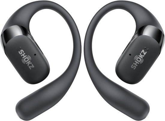 Shokz OpenFit 2+ - Open-ear – Sporthoofdtelefoon – Draadloze Oordopjes – Dolby audio – Zwart