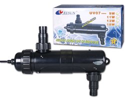 UV Filter 11 watt Resun UV8 aquarium UV+