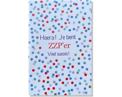 Hoera! je bent ZZP'er! - 12x17cm - Gevouwen kaart inclusief envelop - Nieuwe Baan / Eigen Zaak