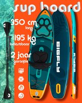 Bol.com BigFly Pet Family Kajak Peddel Boord Set met zitje en 4 delige peddel compleet | hond kind huisdier Familie | 195 Kg bel... aanbieding