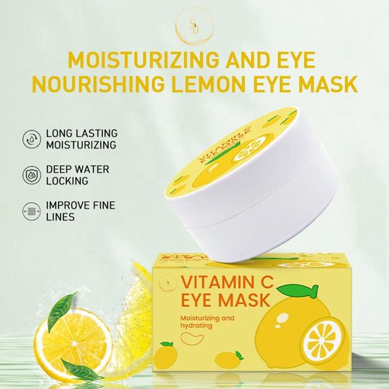 zidasluxury - Collageen oogmasker - Goud Vitamine C - 60 stuks (30 paar) - eye mask - gezichtsmasker - verzorging - anti wallen en donkere kringen - eye oog pads - masker - verkoelend - gezichtsverzorging - oog masker patch