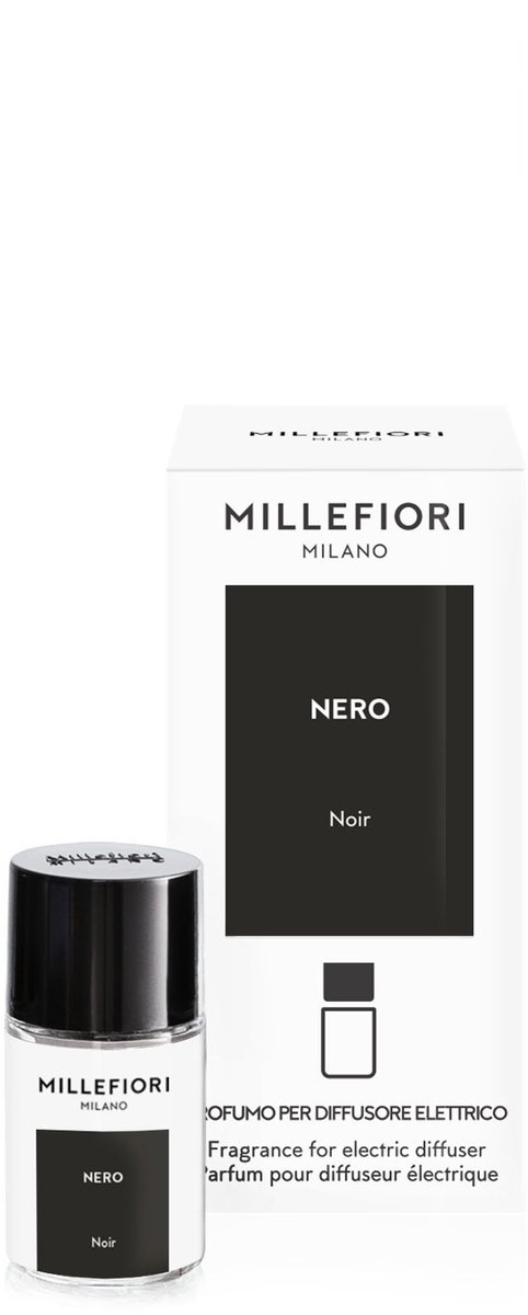 Navulling Electric Diffuser Millefiori Milano Nero