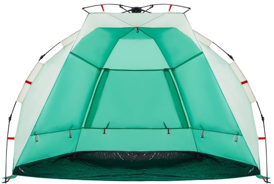 vidaXL - strandtent - 2-persoons - waterdicht - snelontgrendeling - zeegroen van Vidaxl — afbeelding 4