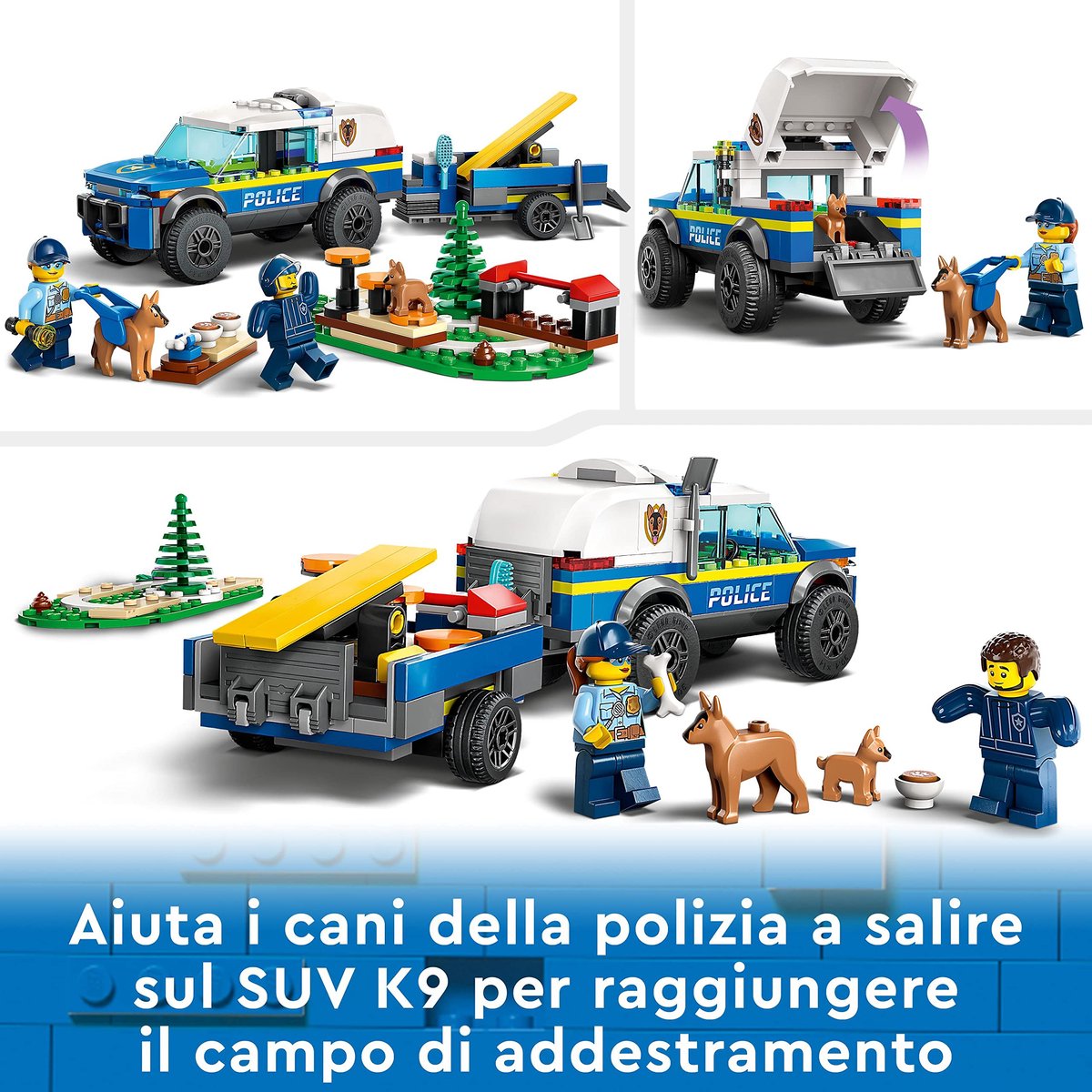 LEGO City Mobiele training voor politiehonden Set - 60369 — afbeelding 8