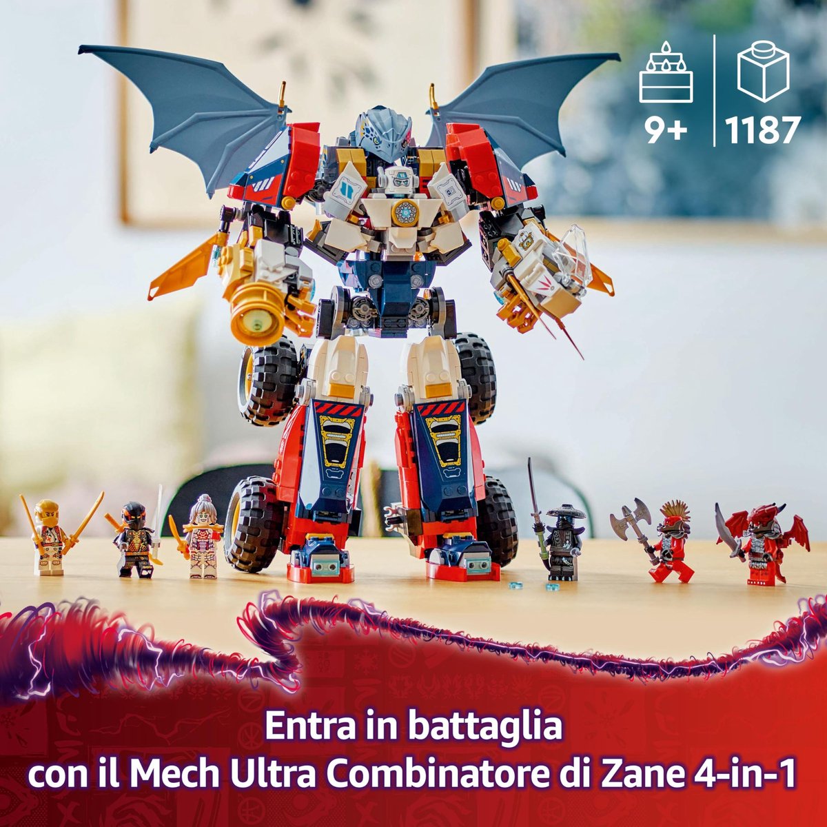 LEGO NINJAGO Zane's ultra-combomecha 4-in-1 - 71834 — afbeelding 10
