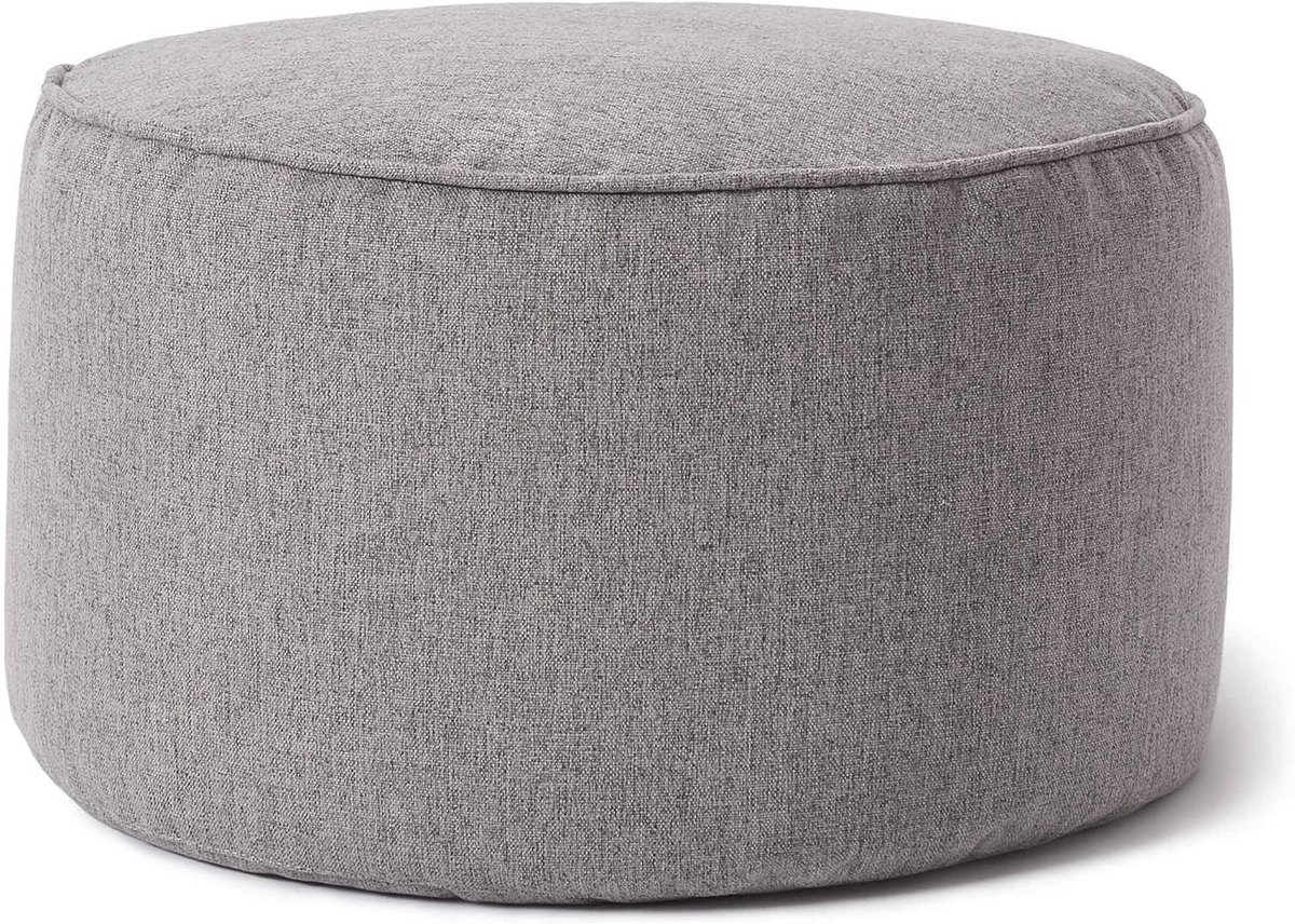Zitzak en Voetensteun voor Binnen | Ronde Zitzak Pouf | Comfortabele Hocker en Vloerkussen