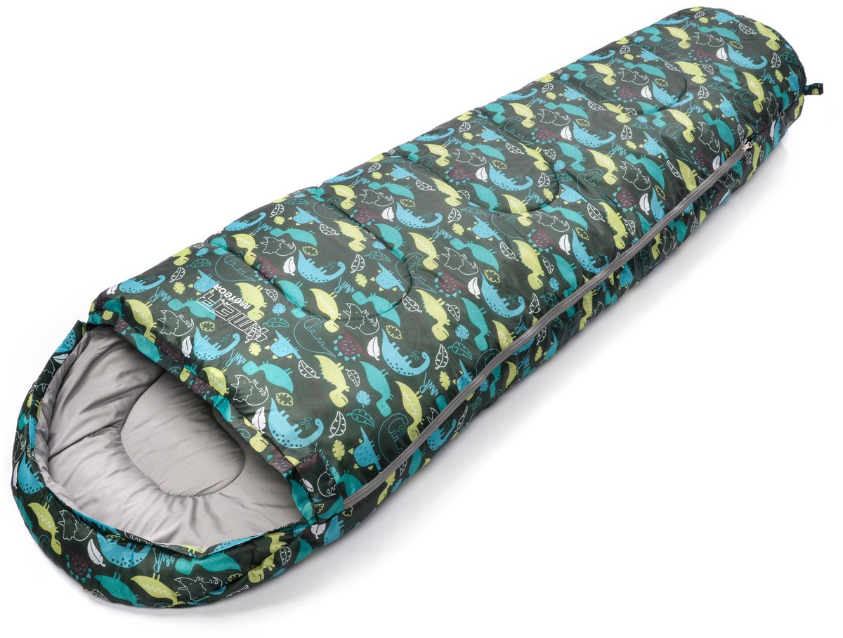 Premium kinderslaapzak met rugzak, ultralichte kinderhuttenslaapzak, comfortabel voor jongeren, camping, dekenslaapzak, slaapzak, mini-slaapzak