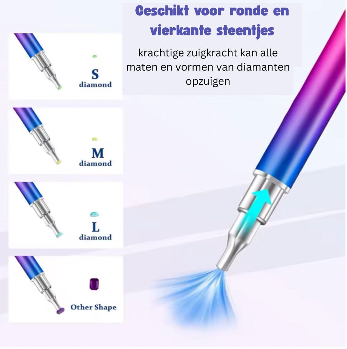 SGZIOO Elektrische diamond painting-pen, draadloze diamond painting-pen