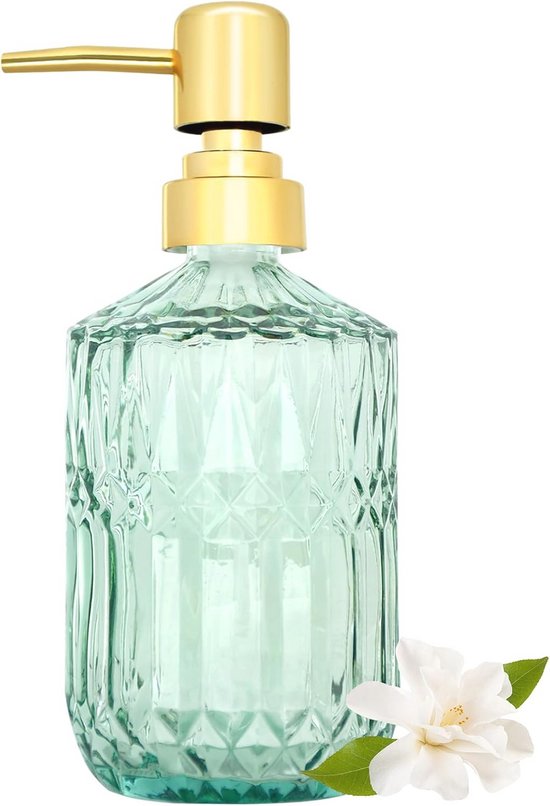 Glazen Zeepdispenser 300ml/10.5oz Keuken Zeepdispenser Badkamer