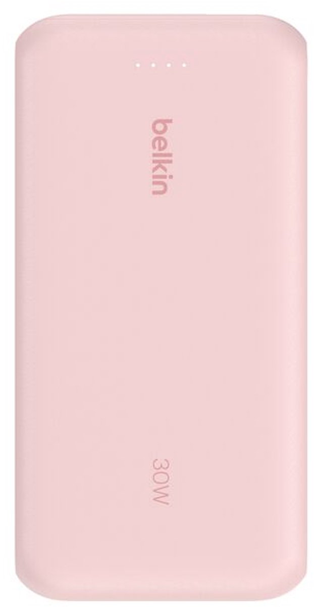 Belkin BoostCharge 20.000mAh Powerbank met Geïntegreerde USB-C Kabel - Roze - Belkin - €34,99