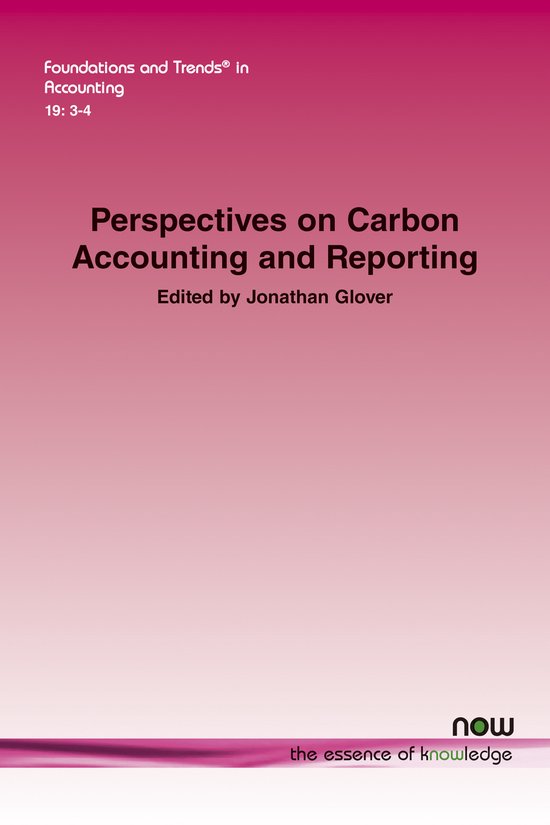 Foundations And Trends In Accounting Perspectives On Carbon Foundations and trends in accounting perspectives on carbon
