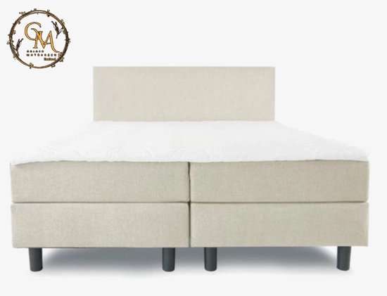 Boxspring SleepEase Boxspring 120x200 Beige Glad - Boxspring - €499,00