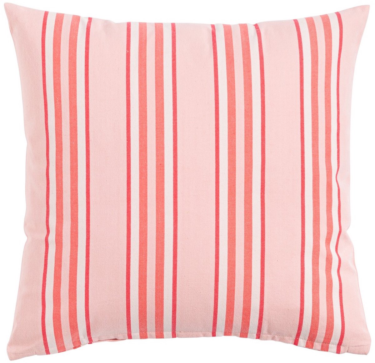 Linen & More Multi Stripe Roze Kussen | 45 X 45 | Sierkussen Voor Woonkamer Of Slaapkamer