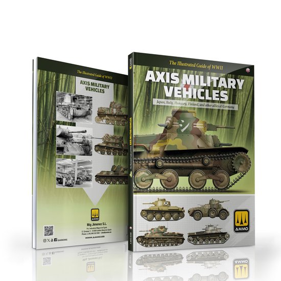 AMMO MIG Boek - MIG 6308 Geïllustreerde Gids van Axis Militaire Voertuigen - Engelstalig Boek