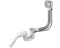 Prevex Bathloc - Bad Syfon - Automatische Chroom Stop - Met Overloop