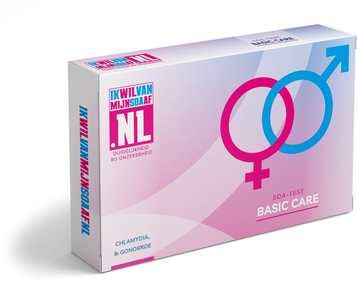 Goedkoopste Ikwilvanmijnsoaaf.nl® SOA Thuis Test Basic Care 2 in 1 – SOA Test voor Mannen & Vrouwen – Test op Chlamydia en Gonorroe – Betrouwbare SOA-TESTEN voor Thuisgebruik