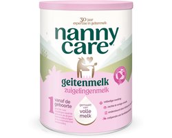 Nannycare Zuigelingenmelk geitenmelk 1 800 Gram