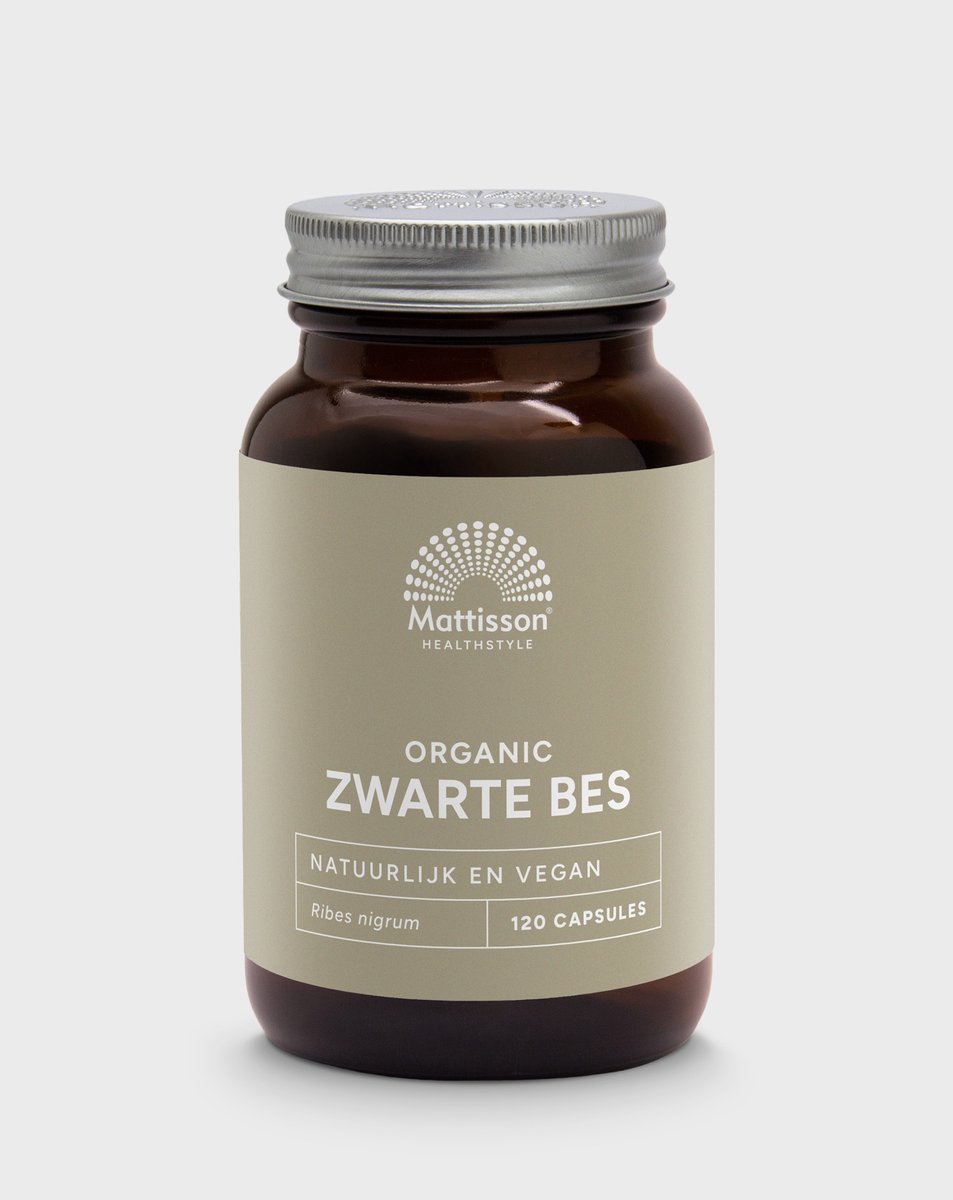Goedkoopste Mattisson - Biologische Zwarte Bes 300mg - Ribes Nigrum - 120 Capsules