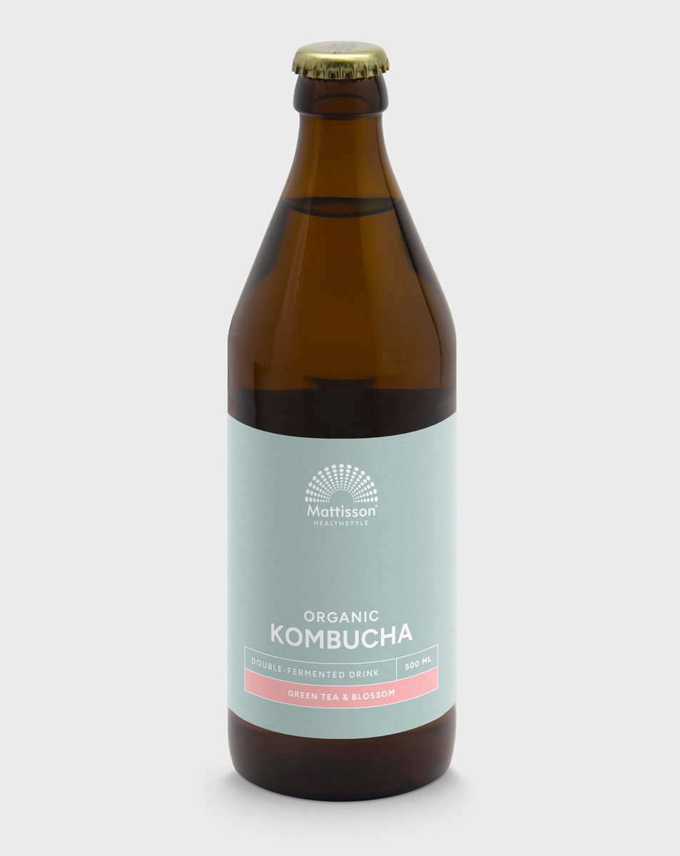 Goedkoopste Mattisson - Biologische Kombucha - Groene thee & Bloesem - 500 ml