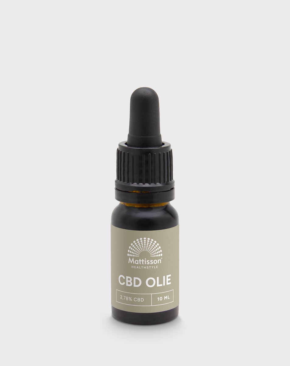 Goedkoopste Mattisson - CBD Olie 2,78 - Cannabidiol (CBD) - In Nederland Gekweekt - Supplement - 10 ml