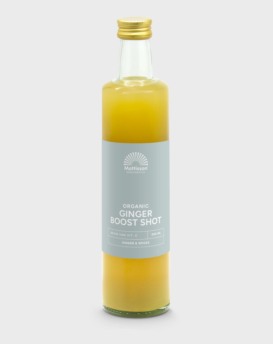 Goedkoopste Mattisson - Biologische Ginger Boost - Gemberdrank uit Gembersap, Rijstsiroop, Citroensap & Specerijen - Gember Booster Supplement - 500 ml