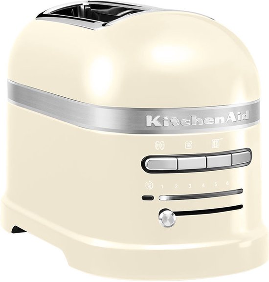 Kitchenaid Broodrooster - Artisan - Toaster met 2 sleuven en verwijderbaar kruimelbakje - Wit