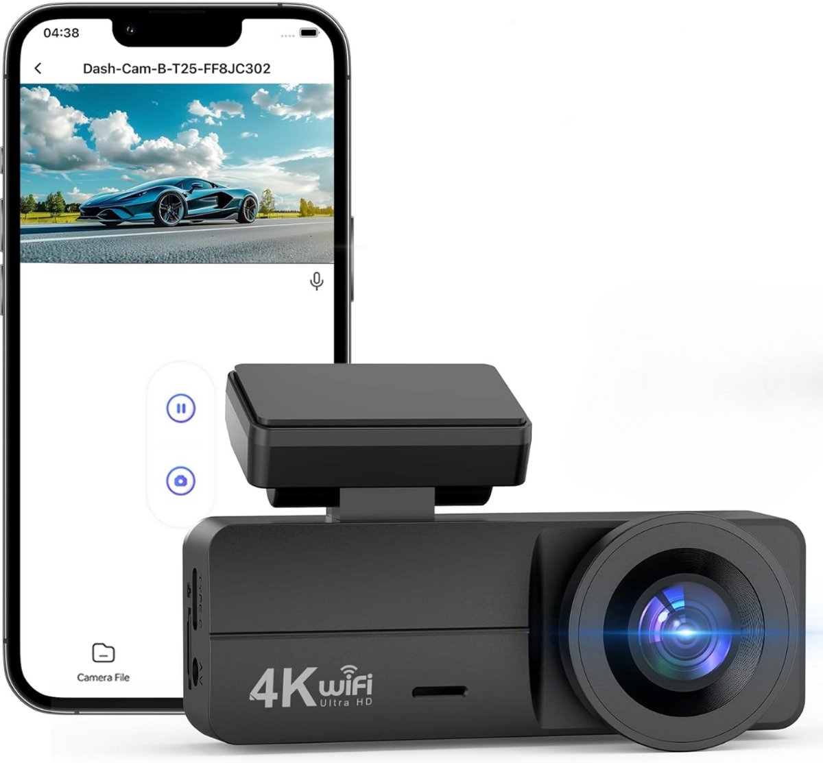 Dashcam - Daschcams - Auto - Camera - Vooruit - Achteruit - Video - Autobeveiliging - Parkeerbeveiliging - Recording - Dag en Nacht - Schadepreventie