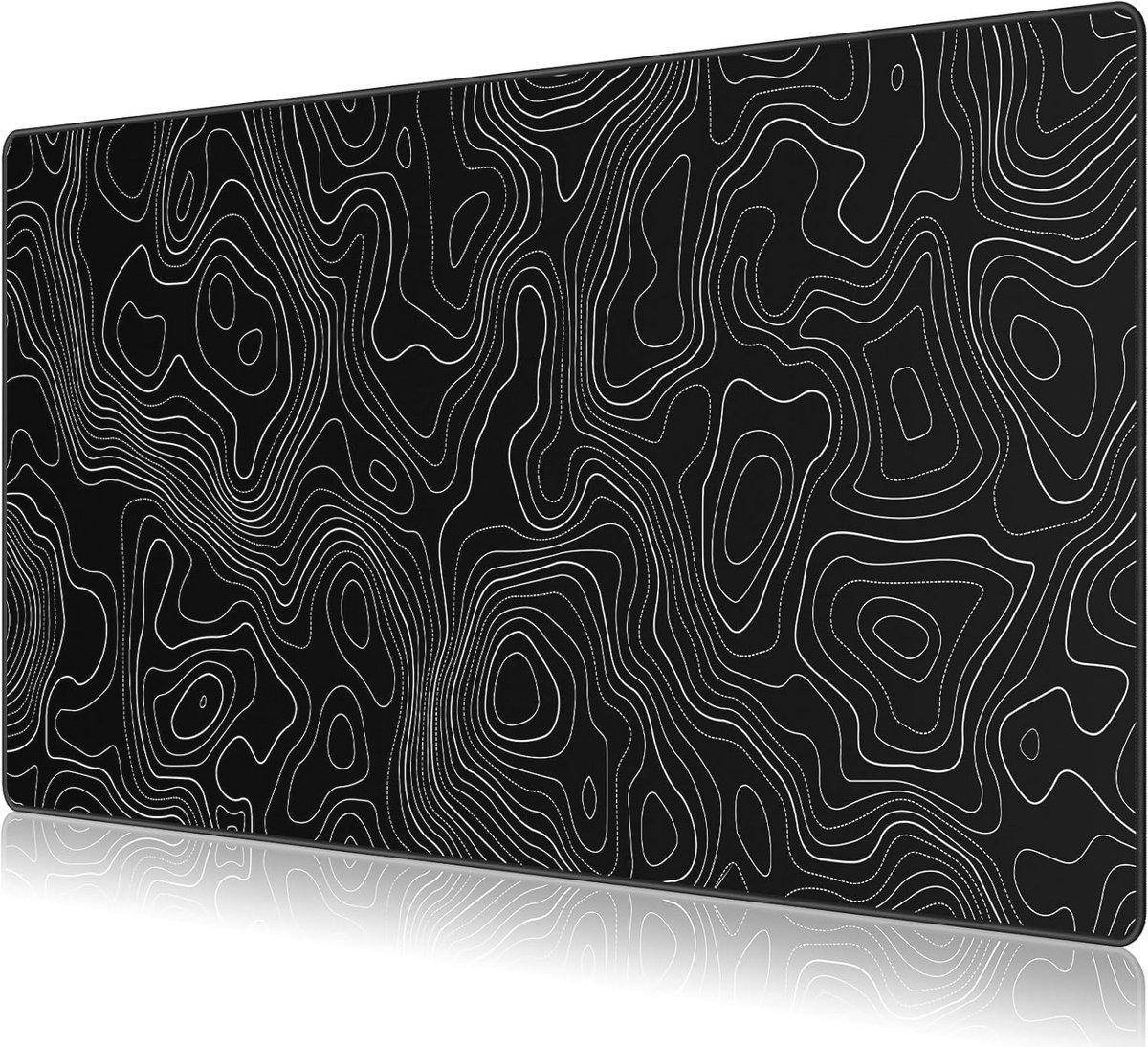 Grote duikmuismat – anti-slijtage bureaumat met antislip basis, gepersonaliseerd ontwerp 89,9 x 39,9 cm