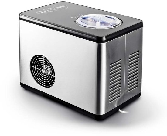 Acmeenjoy Sorbetière avec compresseur 1,2 L, crème glacée