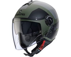Caberg Riviera V4 X Alpha Mat Groen Jethelm - Helm