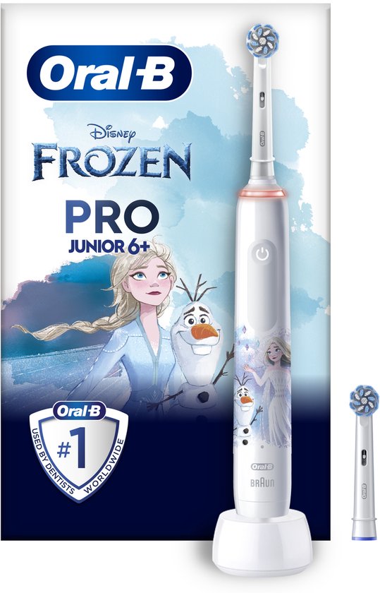 Oral-B Pro Junior Elektrische Tandenborstel Wit Frozen - Oral-B - €42,99