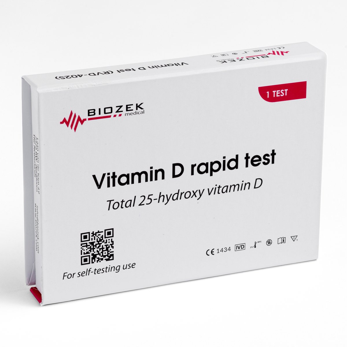 Goedkoopste Vitamine D Sneltest – Zelftest voor Vitamine D-tekort – Binnen 10 minuten resultaat – Eenvoudig thuis uit te voeren – 1 stuk