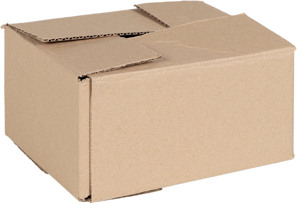 vidaXL - Vouwdoos - met - opslag - 50 - pcs - Naturel - 20 - x - 15 - x - 10 - cm - Karton