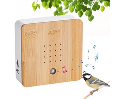 Vogelhuisje Met Geluid - Vogelgeluiden huisje - Tweet Box Voor Op Toilet - Zwitscherbox - Singing bird box – Bewegingsmelder – Met Natuurgeluiden – Perfect Cadeau