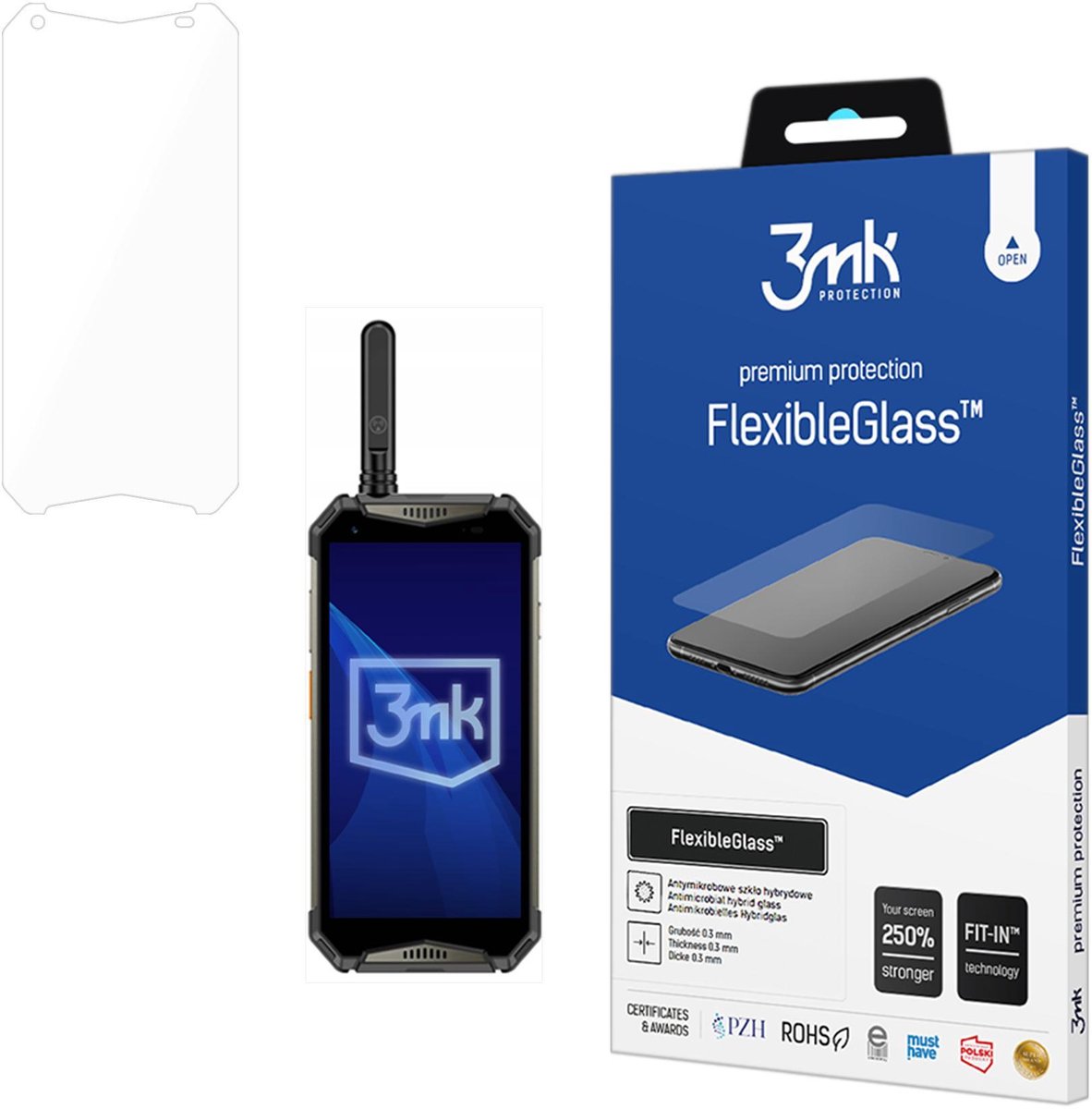 3Mk Gehard Glas Voor Ulefone Armor 20Wt Flexibele Glas Schermbescherming