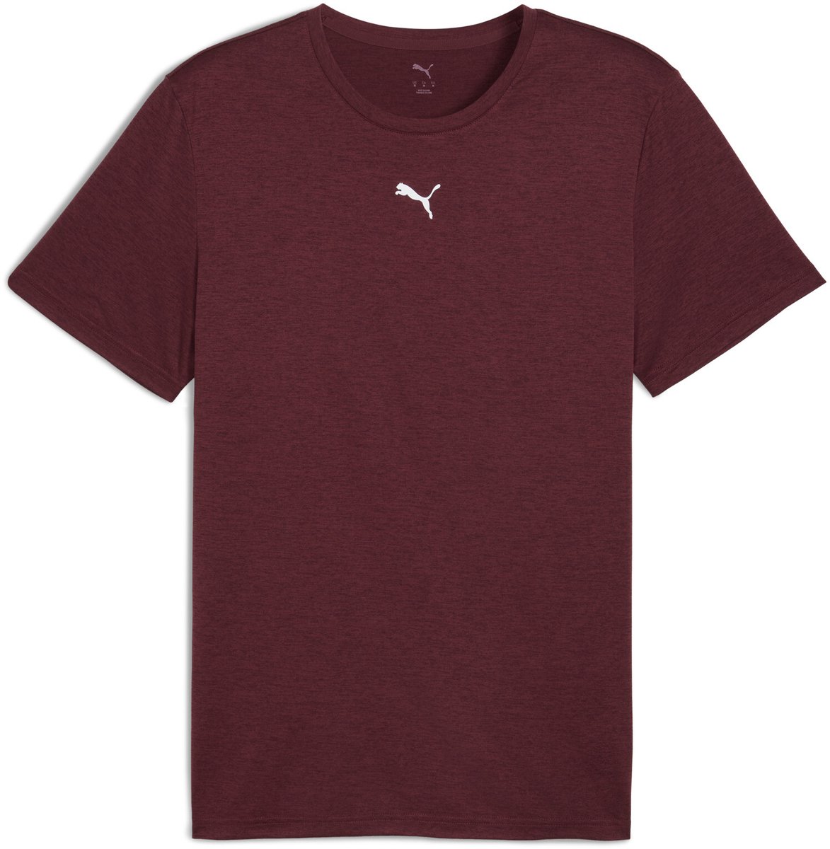 PUMA M TAD ESSENTIALS CAT Tee CF small cat Heren Sportshirt Ruby Shimmer Heather