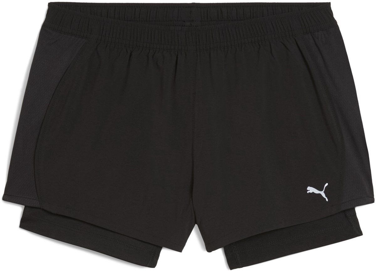 PUMA W RUN VELOCITY 2IN1 3″ SHORT Dames Sportbroek Puma Zwart